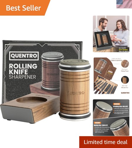 Walnut knife sharpener - kit, –